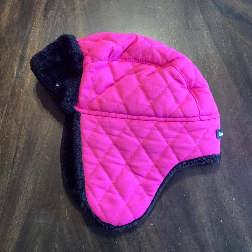 Swiss Tech pink girls winter hat one size fits most - Picture 2 of 5